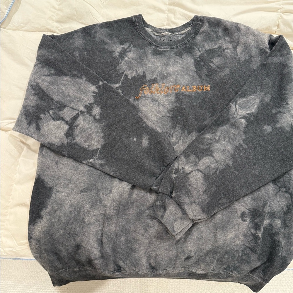 Taylor Swift Folklore Tie-Dye Crewneck